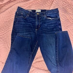 Universal Thread Dark Blue Skinny Jeans